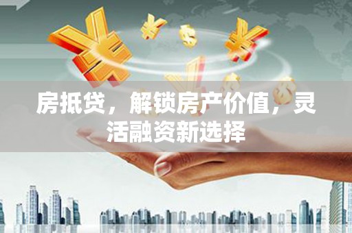 乐亭房抵贷，解锁房产价值，灵活融资新选择