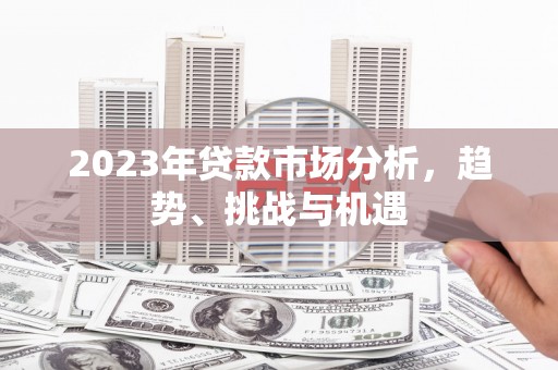 乐亭2023年贷款市场分析，趋势、挑战与机遇