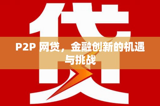 乐亭P2P 网贷，金融创新的机遇与挑战