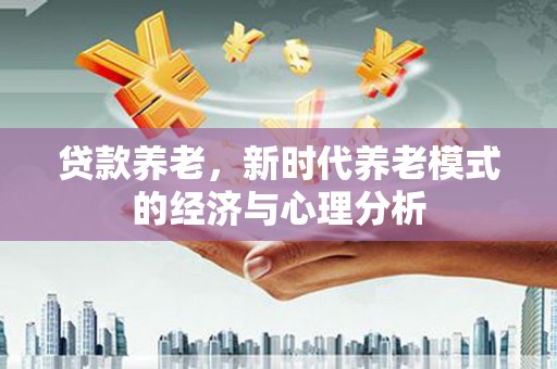 乐亭贷款养老，新时代养老模式的经济与心理分析