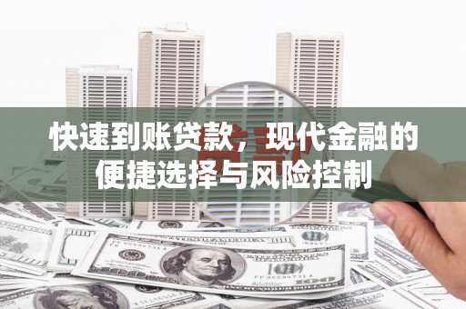 乐亭快速到账贷款，现代金融的便捷选择与风险控制