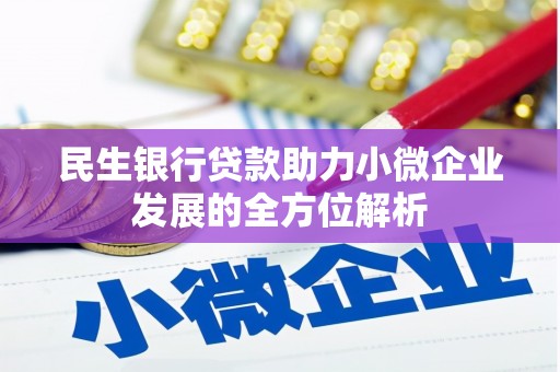 乐亭民生银行贷款助力小微企业发展的全方位解析