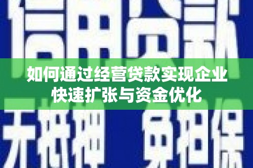 乐亭如何通过经营贷款实现企业快速扩张与资金优化