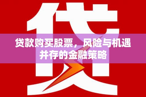 乐亭贷款购买股票，风险与机遇并存的金融策略