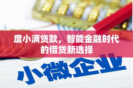乐亭度小满贷款，智能金融时代的借贷新选择