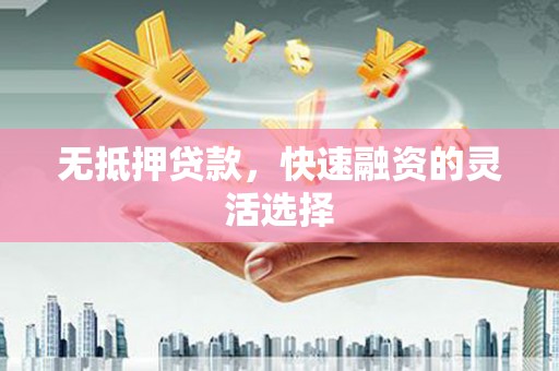 乐亭无抵押贷款，快速融资的灵活选择
