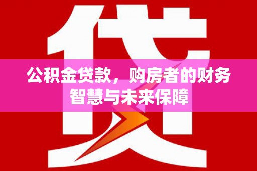 乐亭公积金贷款，购房者的财务智慧与未来保障