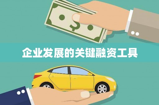 乐亭企业发展的关键融资工具