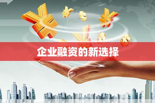 乐亭企业融资的新选择