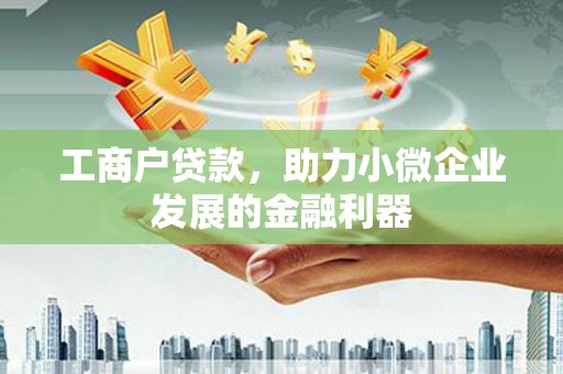 乐亭工商户贷款，助力小微企业发展的金融利器