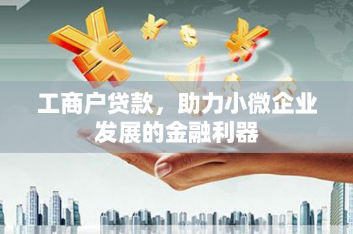 乐亭工商户贷款，助力小微企业发展的金融利器