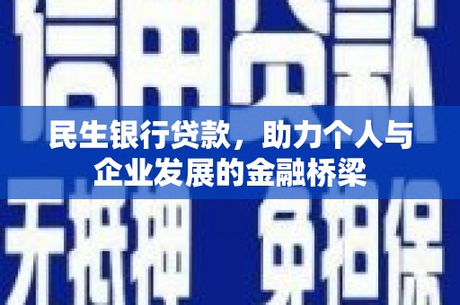 乐亭民生银行贷款，助力个人与企业发展的金融桥梁