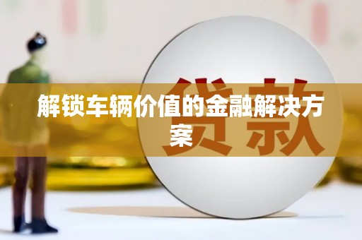 乐亭解锁车辆价值的金融解决方案